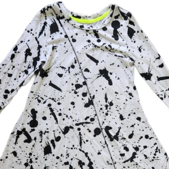 ‼️SPLATTER PAINT A Line Tee Shirt Dress Size M‼️ - Picture 1 of 10